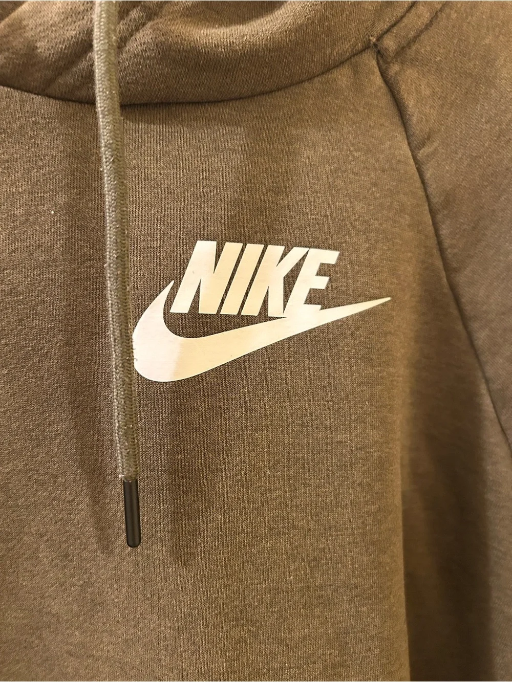 Nike women’s Olive Pullover Hoodie Sweatshirt